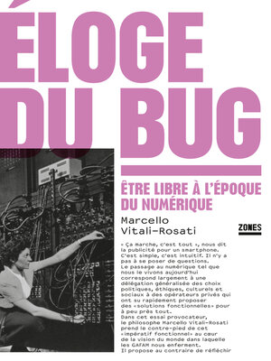 cover image of Éloge du bug